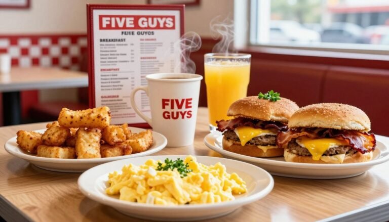 Five Guys Breakfast Menu