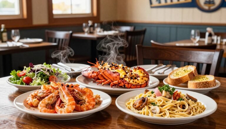 red lobster lunch menu